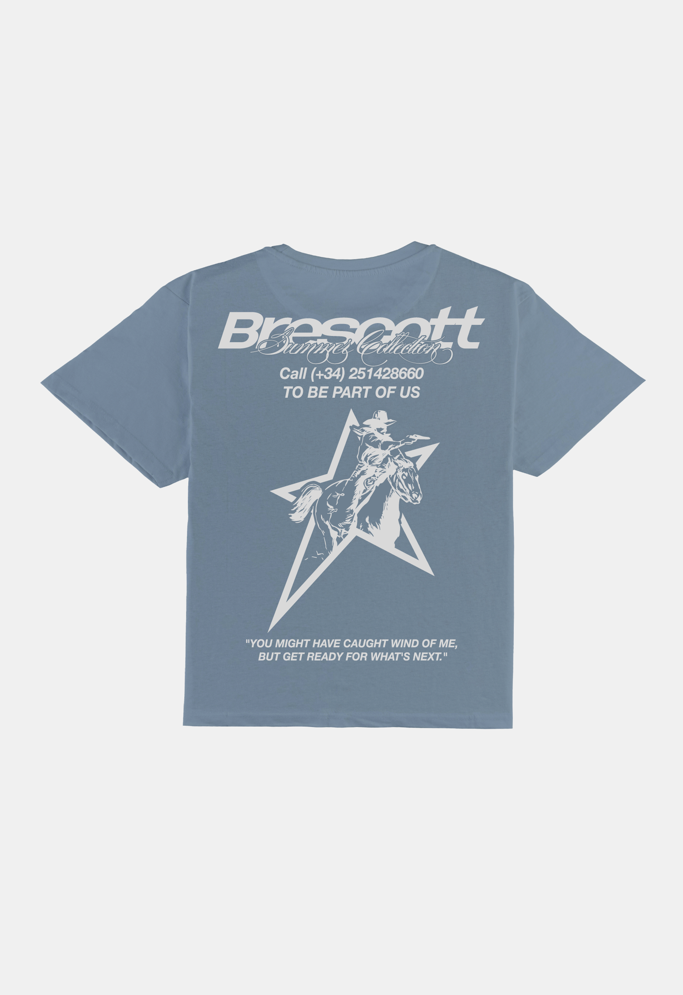 COWBOY BLUE T-SHIRT