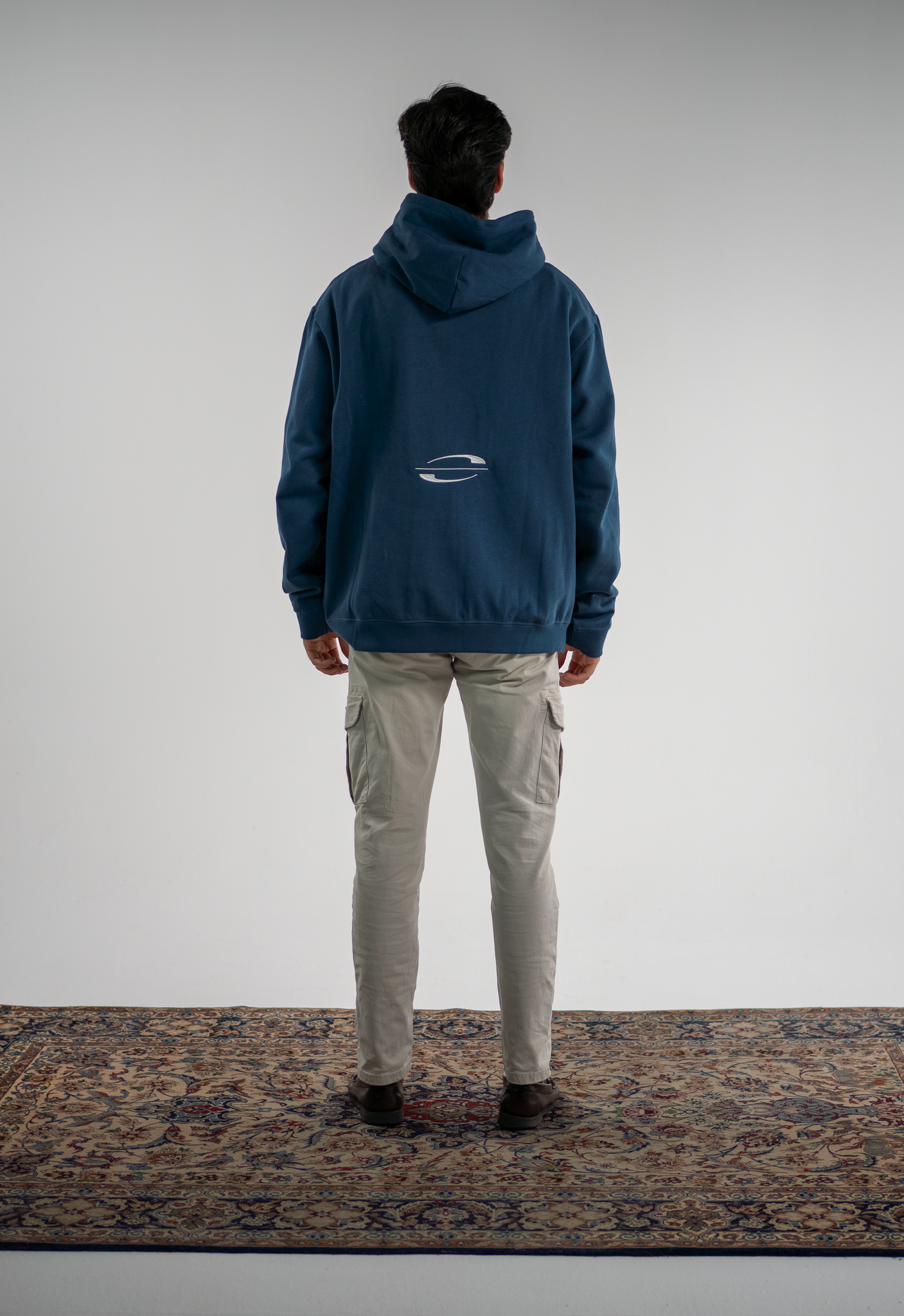 ATELIER DARK DENIM HOODIE