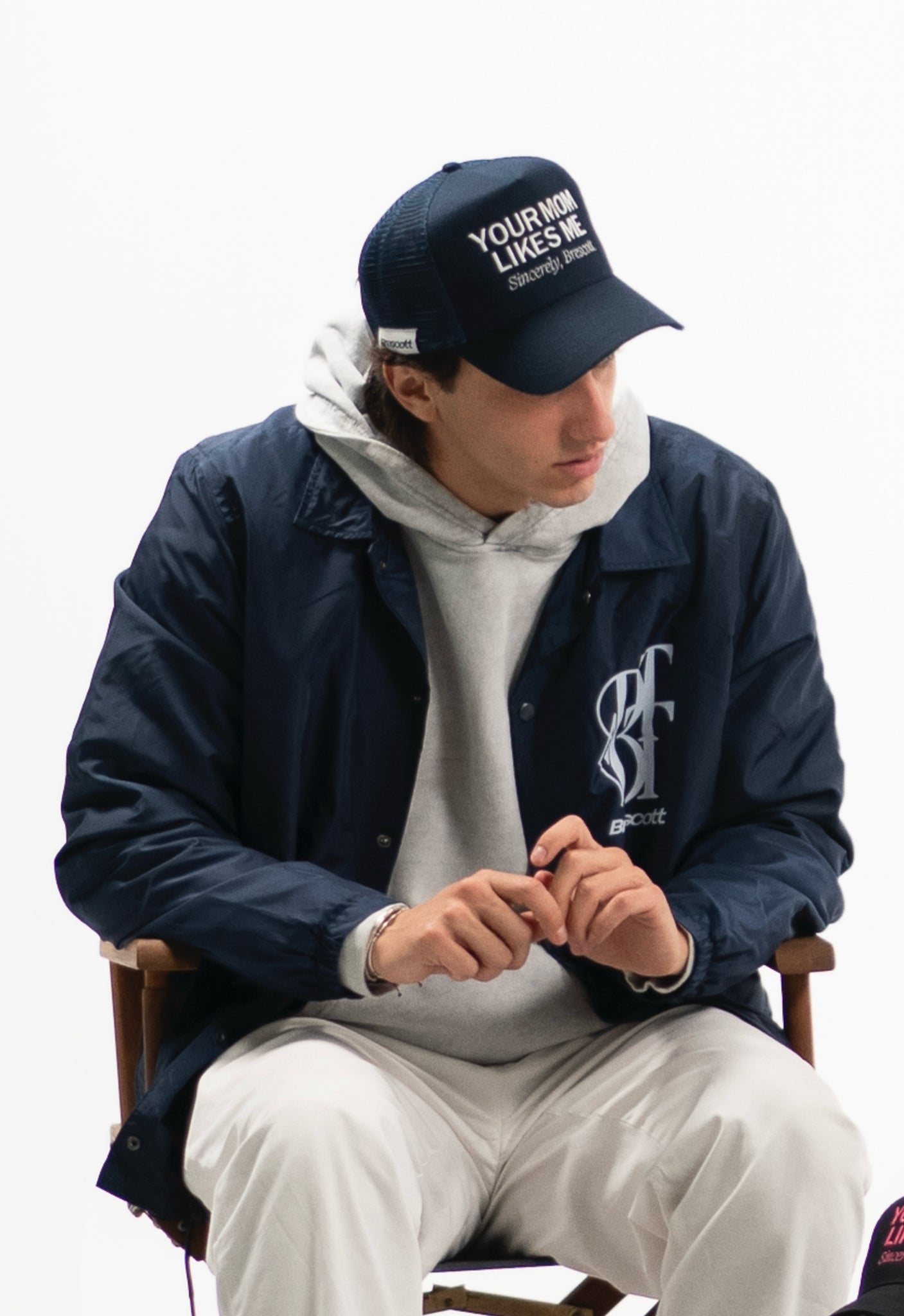 YOUR MOM LIKES ME NAVY CAP