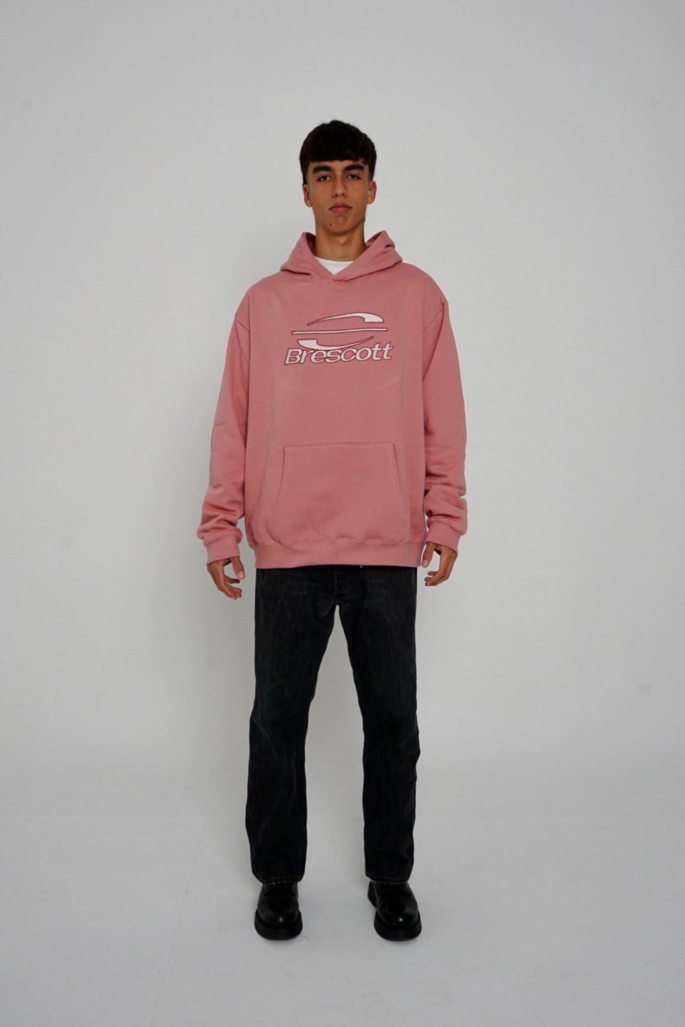 BACK IN" DUSTY ROSE HOODIE