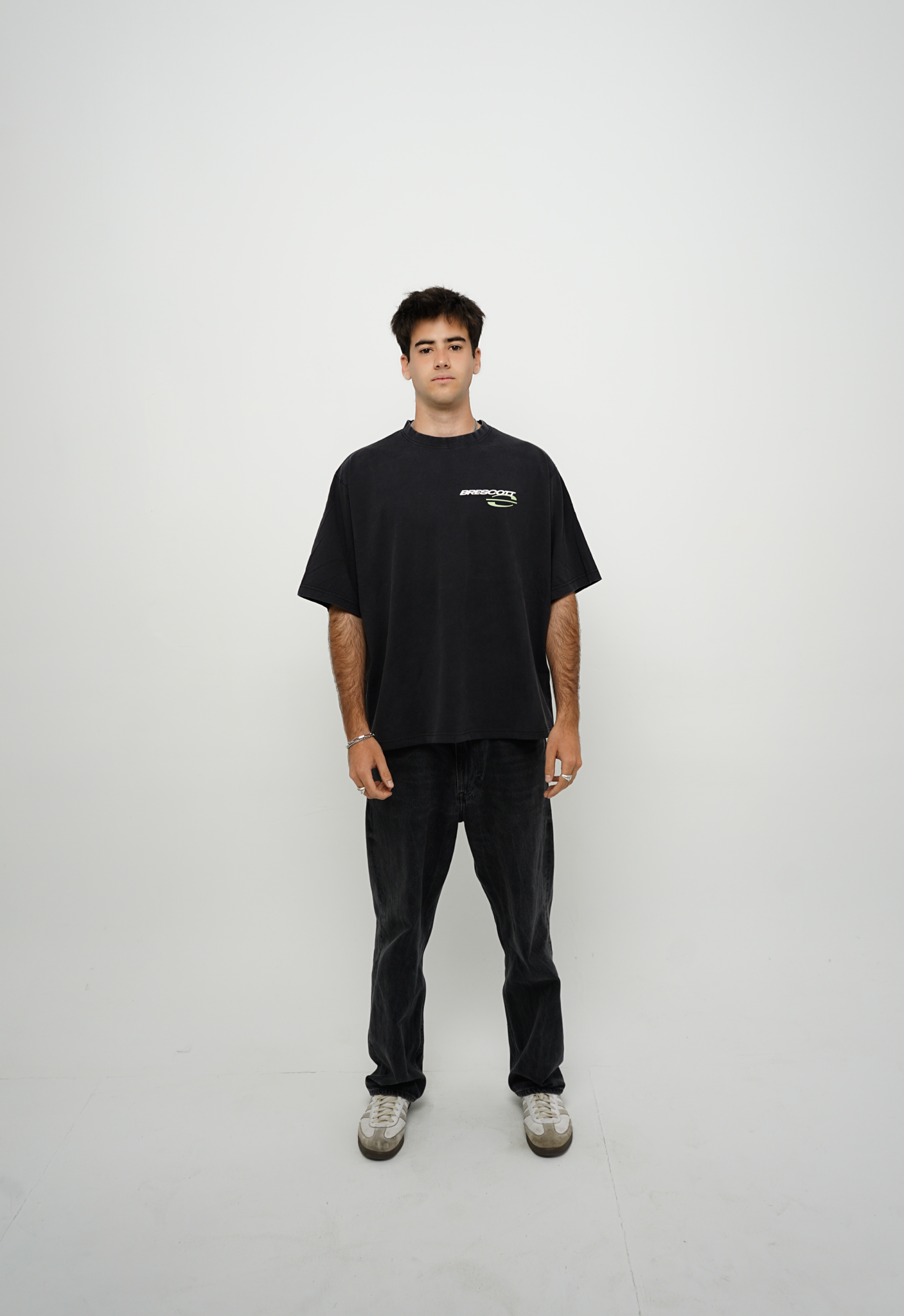 FAST F' BLACK WASHED T-SHIRT