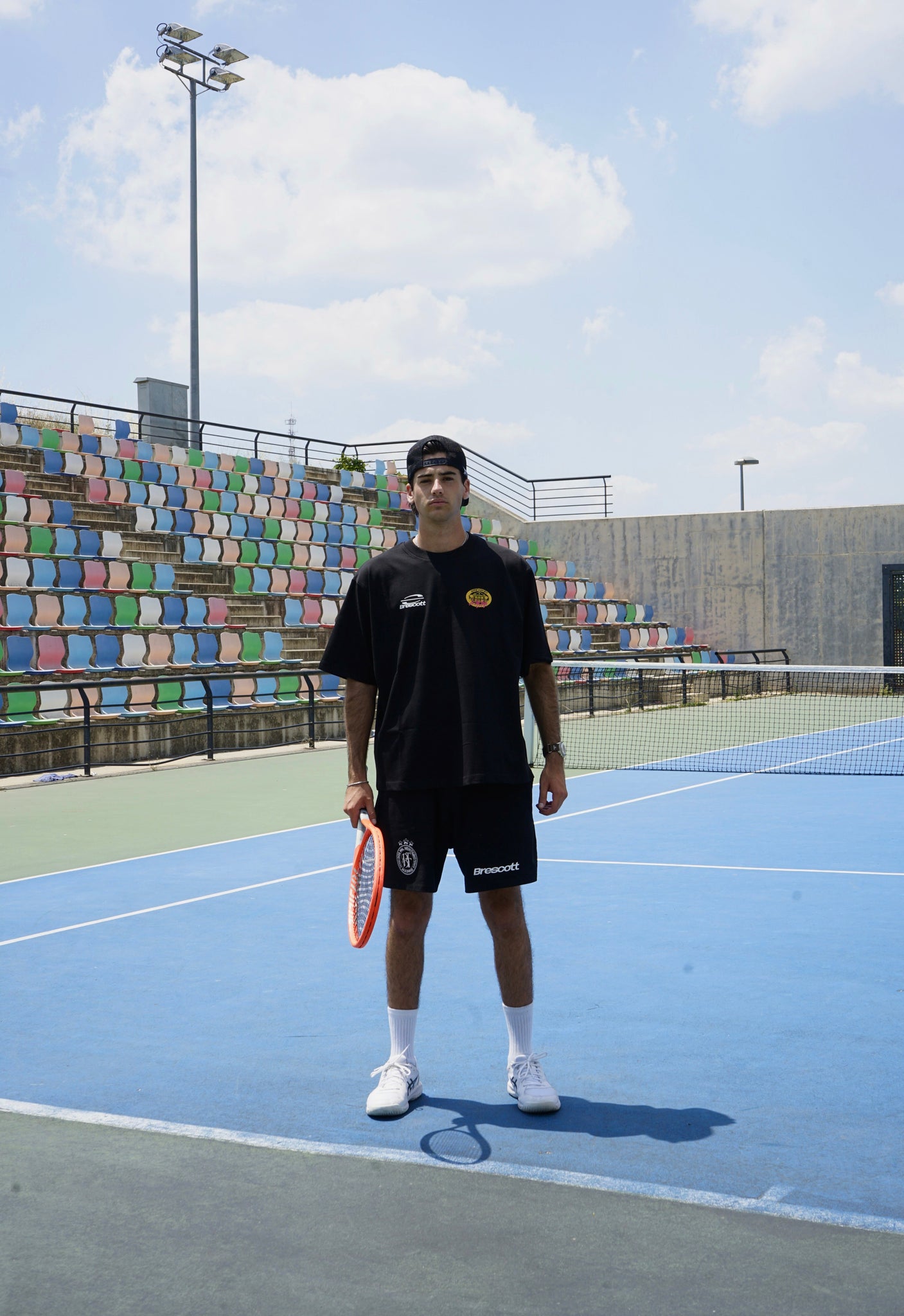 APRÈS TENNIS BLACK T-SHIRT