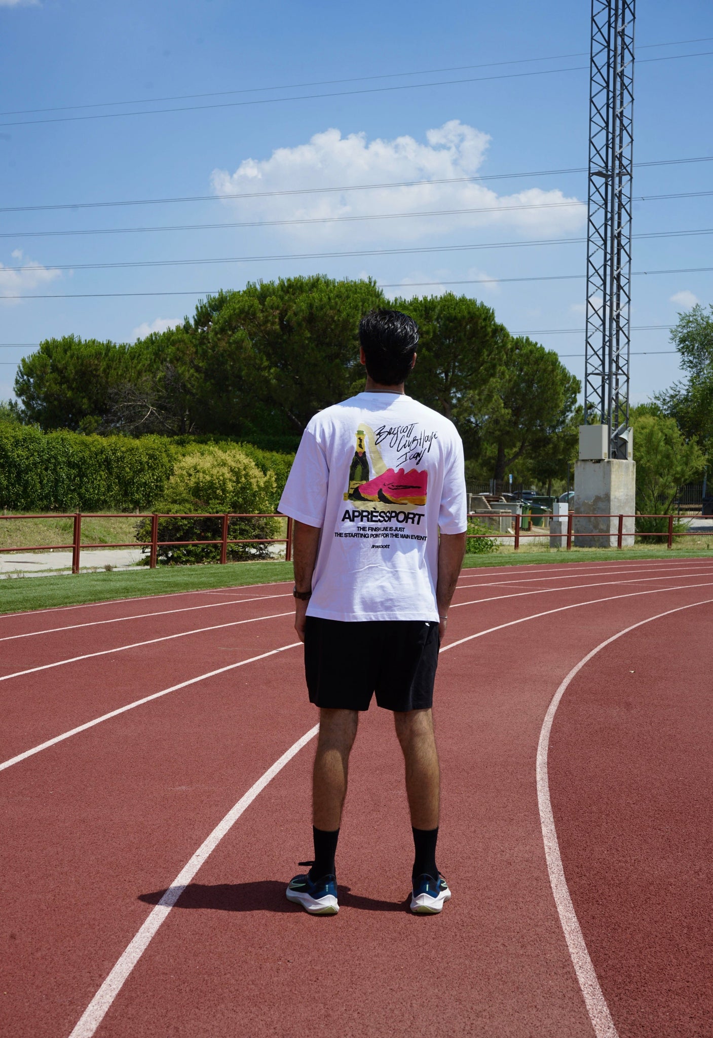 APRÈS RUNNING WHITE T-SHIRT
