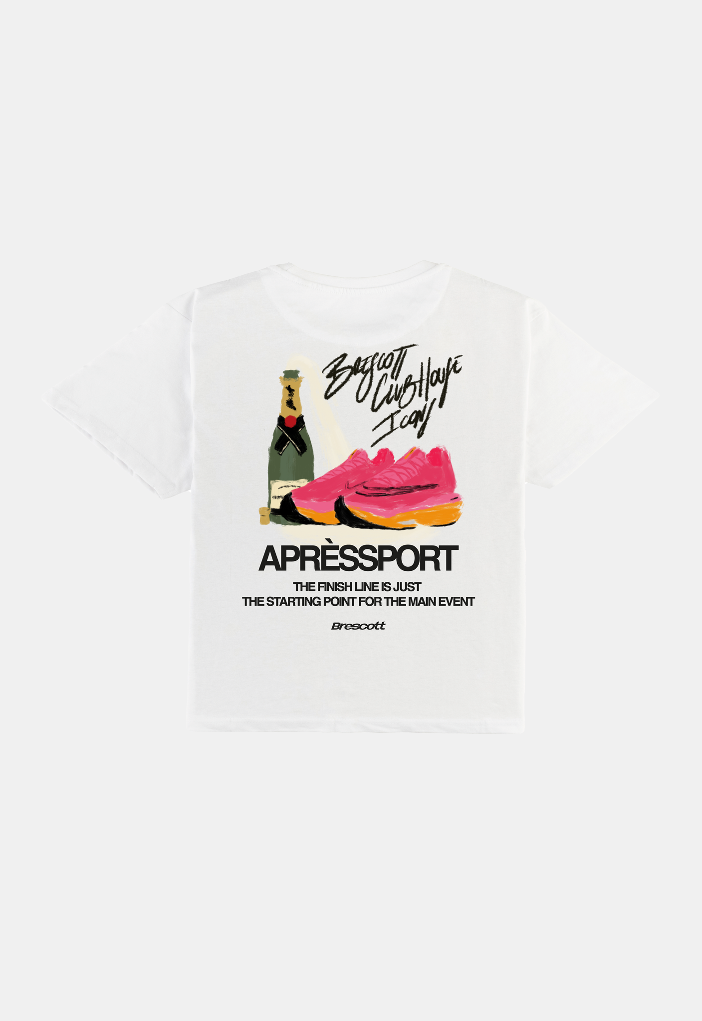 APRÈS RUNNING WHITE T-SHIRT