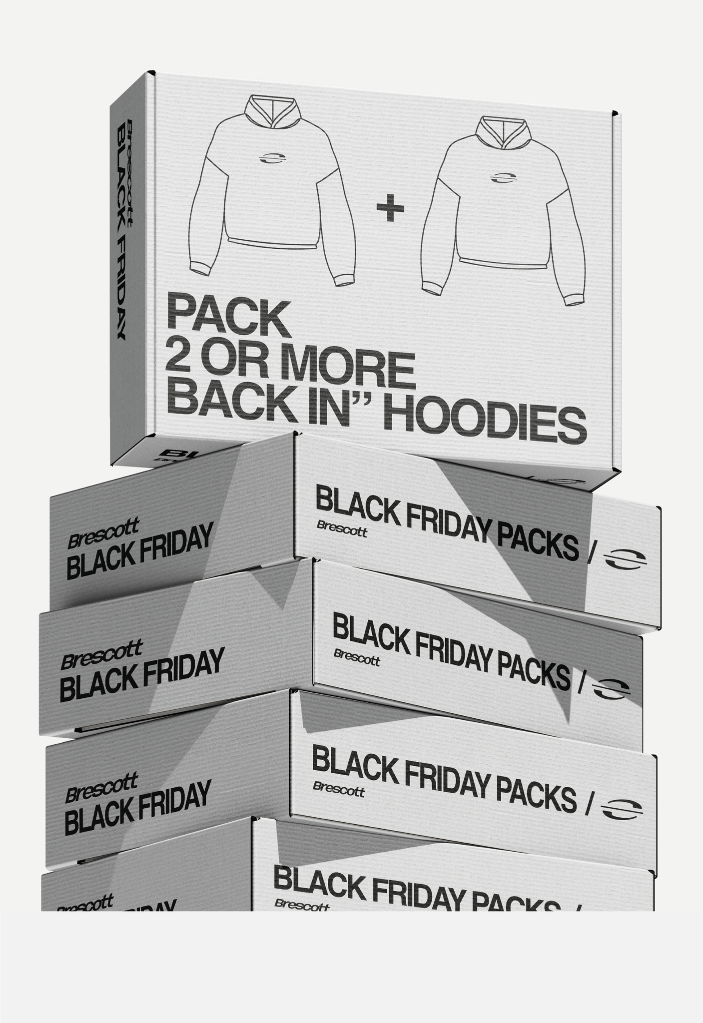 2 OR MORE "BACK IN" HOODIES