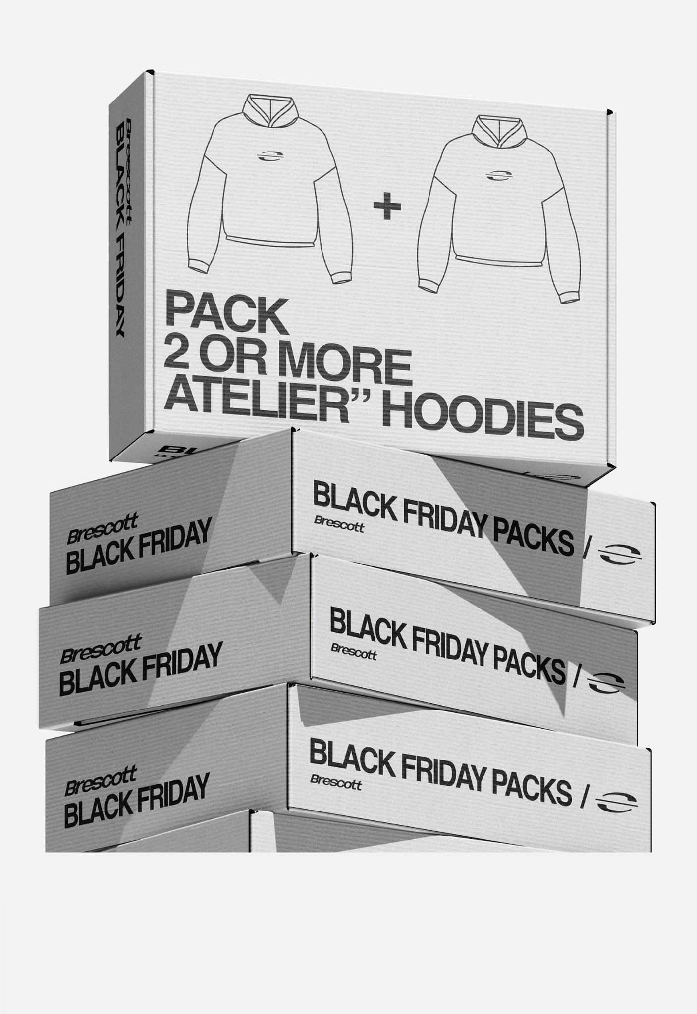 2 OR MORE "ATELIER" HOODIES
