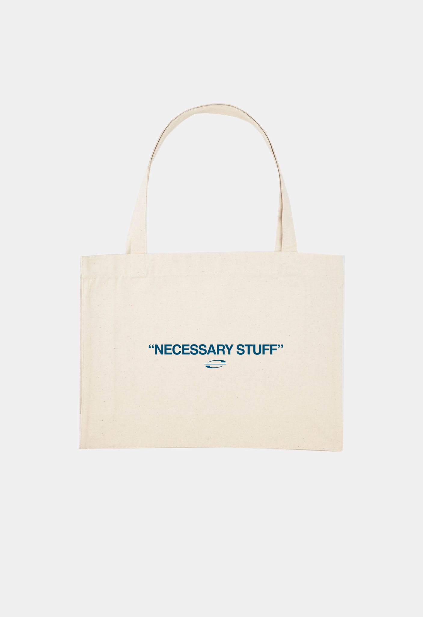 BACK IN" NATURAL TOTE BAG