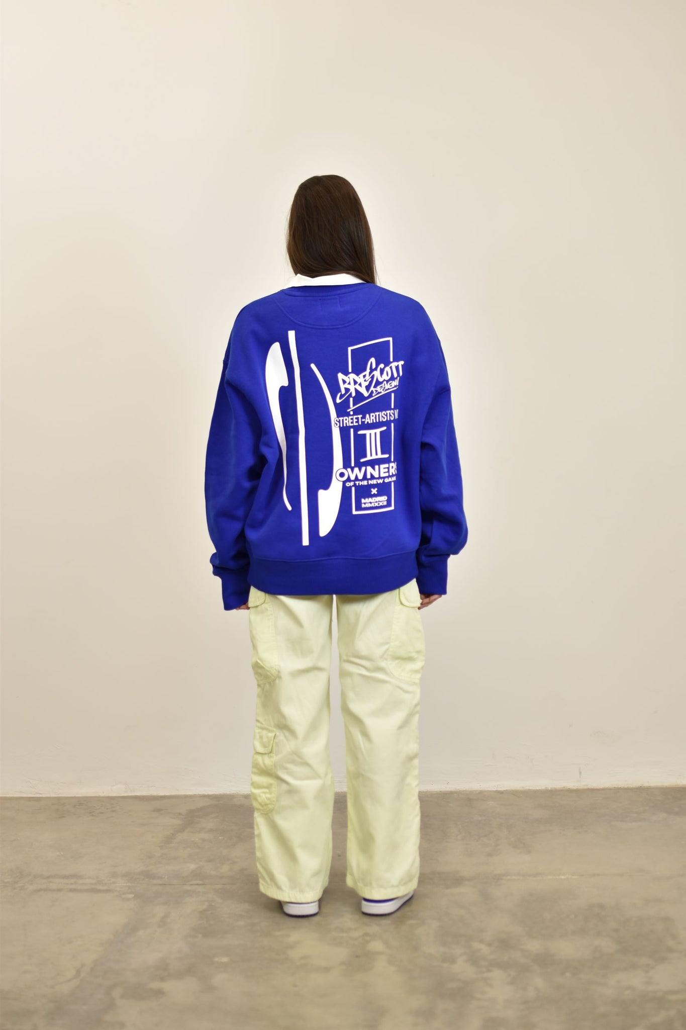 WORKER BLUE CREWNECK